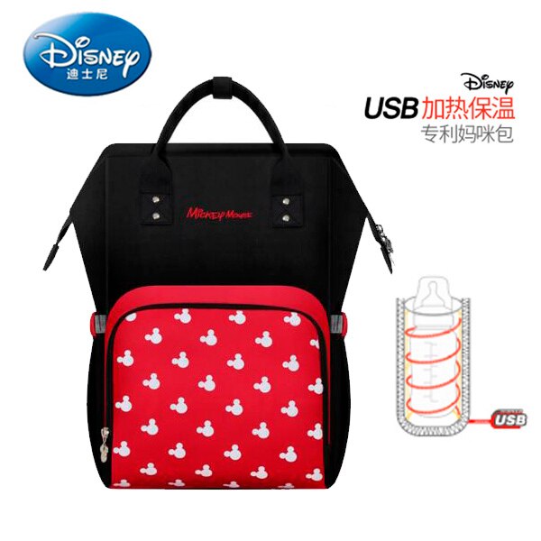 Disney Diaper Bag with USB Bottle Warmer